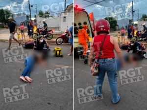 Motociclista morre no Hospital Municipal após fortíssima colisão com picape; veja imagens