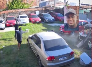Vídeo mostra faccionados invadindo oficina e executando jovem a tiros em plena luz do dia