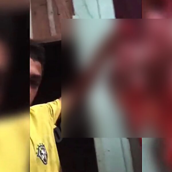 Cena de horror: jovem mata idoso após caso homoafetivo e aparece em vídeo com o corpo esquartejado