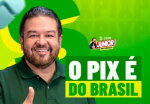 Petista Júnior Mendonça publica arte do Pix em verde e amarelo e recebe enxurrada de comentários pró-Bolsonaro