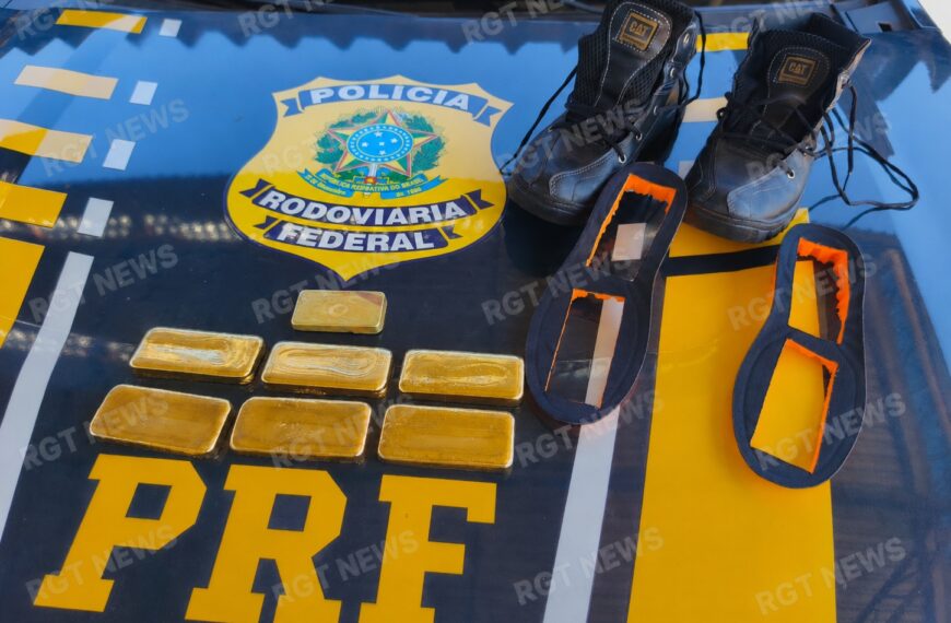 Homem é flagrado com aproximadamente R$ 2,3milhões em ouro dentro de ônibus em Rondonópolis; vídeo