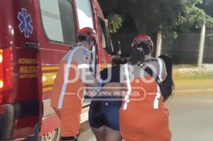 Jovem grávida é baleada no dia do aniversário e acaba no Hospital Regional; assista ao resgate