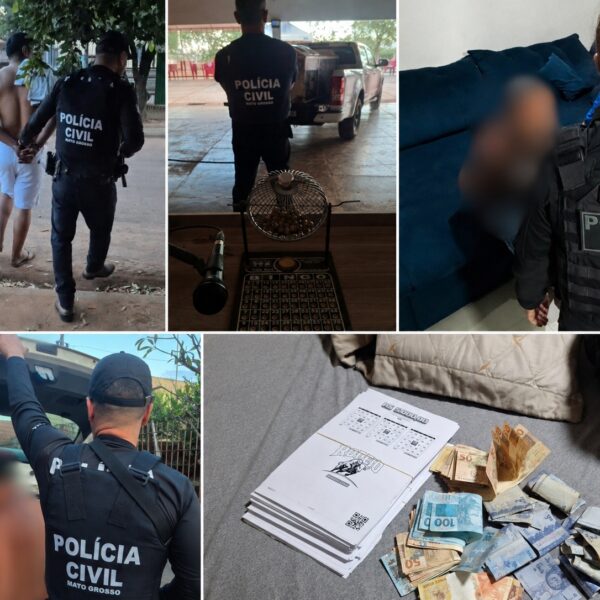 Facção transformava bingos em máquina de lavar dinheiro em Rondonópolis; PC fecha estabelecimento e mira chefes do esquema