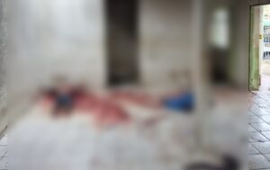 Imagens fortes mostram homem encontrado morto degolado dentro de casa em MT; VÍDEO