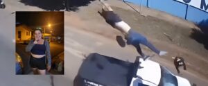 Entregadora morre após bater de frente e ser arremessada durante ultrapassagem em Rondonópolis; assista