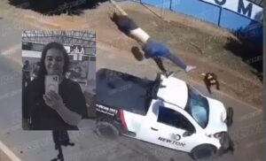Entregadora morre após bater de frente e ser arremessada durante ultrapassagem em Rondonópolis; assista