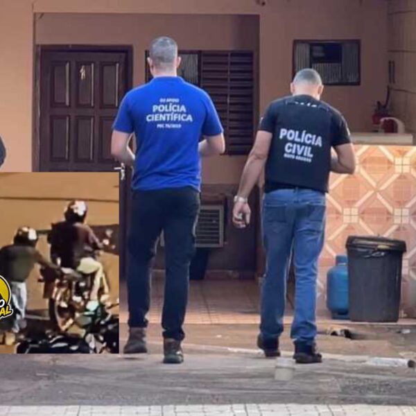 Homem sofre 2ª tentativa de assassinato e mãe e irmão acabam baleados em MT; vídeo mostra fuga de bandidos