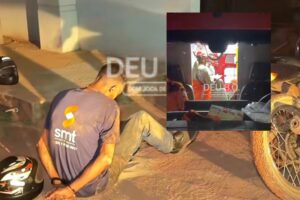 Tentativa de assassinato termina com bandido baleado pela PM e internado no Hospital Regional; vídeo