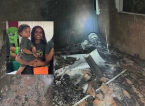 Alvo era o companheiro: grávida e filho de 4 anos são carbonizados abraçados em ataque de facção rival; vídeo