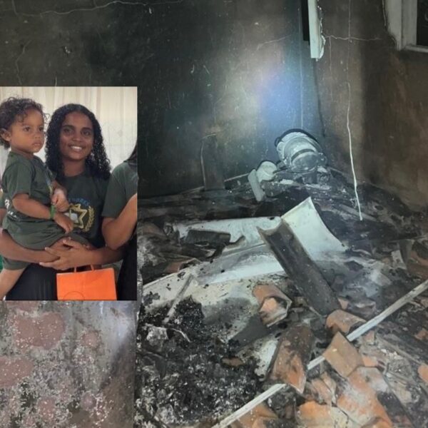Alvo era o companheiro: grávida e filho de 4 anos são carbonizados abraçados em ataque de facção rival; vídeo