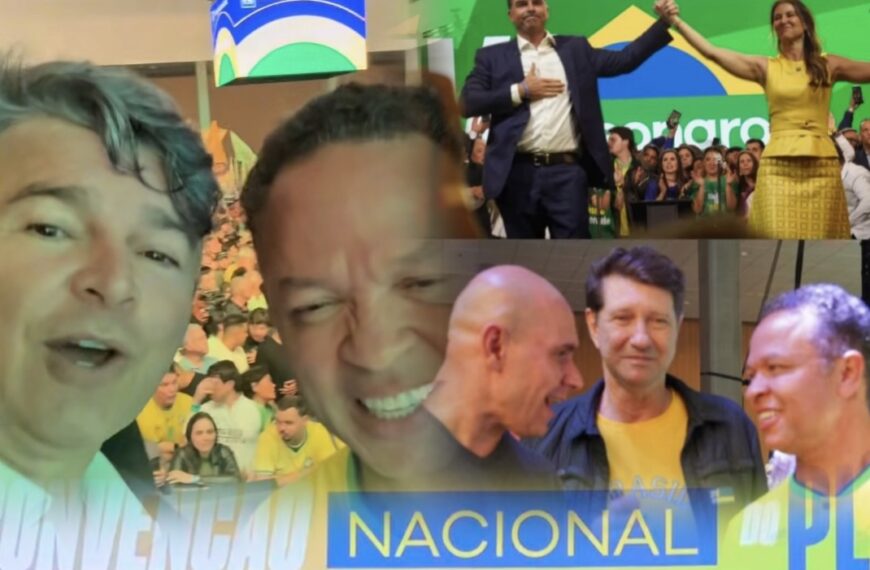 Cláudio, Medeiros e Odílio marcam presença em convenção que oficializou Flávio Bolsonaro e reforçam protagonismo de MT no PL