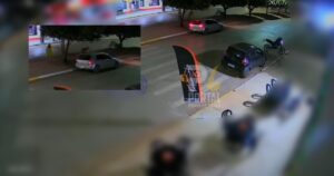 Vídeo mostra homem espancando companheira e esfaqueando motorista que tentou intervir em MT