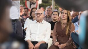 Pivetta confirma sondagem por Kalynka para vice e elogia vereadora de Rondonópolis durante coletiva; assista