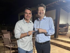 Flávio Bolsonaro anuncia Odílio Balbinotti Filho como coordenador de sua campanha em MT e reforça apoio a Zé Medeiros ao Senado
