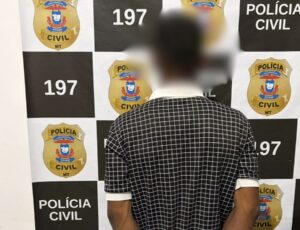 PC divulga foto de suspeito de estuprar mulher na frente dos filhos em cidade próxima a Rondonópolis