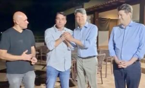 Flávio Bolsonaro anuncia Odílio Balbinotti Filho como coordenador de sua campanha em MT e reforça apoio a Zé Medeiros ao Senado