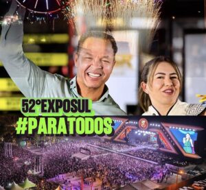 Prefeito Cláudio Ferreira celebra sucesso da Exposul após abertura histórica: “A Exposul é de todos nós”