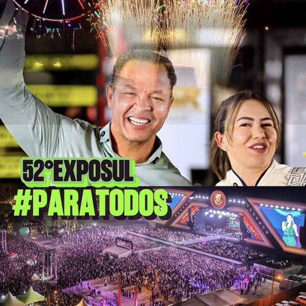 Prefeito Cláudio Ferreira celebra sucesso da Exposul após abertura histórica: “A Exposul é de todos nós”