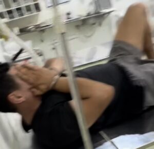 Vídeo mostra filho de ex-comandante gemendo de dor após ser baleado durante fuga em MT; assista