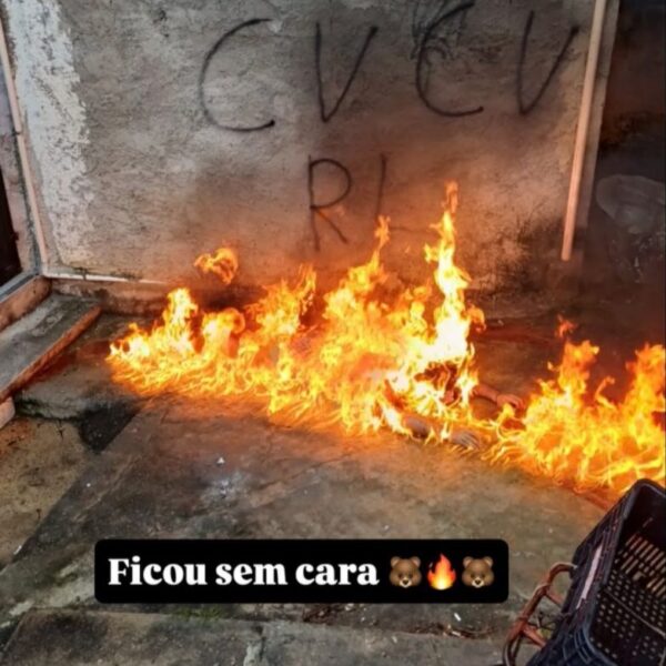 Membro do CV tem rosto desfigurado a tiros por rivais; imagens chocam