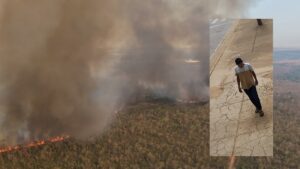 Incêndio em área federal do Exército, em Rondonópolis, foi criminoso; assista