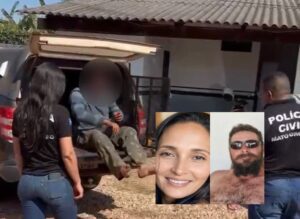 Polícia Civil prende homem que assassinou companheira e se escondeu por dias em área de mata; vídeo