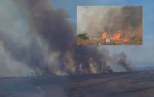 Vídeos impressionantes mostram incêndio de grandes proporções em Paranatinga