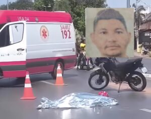 Pedestre morre atropelado enquanto tentava atravessar a avenida Fernando Corrêa; vídeo