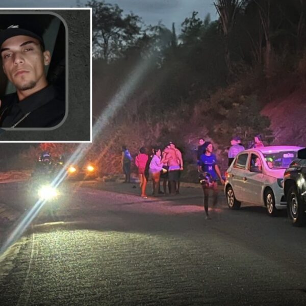 Jovem de 21 anos morre em acidente de moto perto da Cachoeira do Prata
