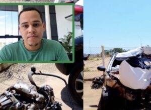 Jovem servidor municipal morre após invadir pista e colidir fortemente com caminhão na BR-364