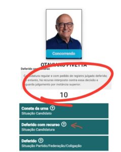 Faltando 12 dias para o 1º turno, Pivetta segue na disputa amparado por liminar