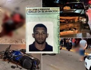 Motociclista morre no Hospital Regional após caminhonete fazer conversão proibida e provocar colisão