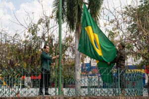 Cerimônia de Hasteamento da Bandeira na Praça Brasil abre a Semana da Pátria em Rondonópolis