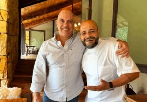 Veja fotos do banquete luxuoso feito por Vorcaro para Moraes; veja também os prints