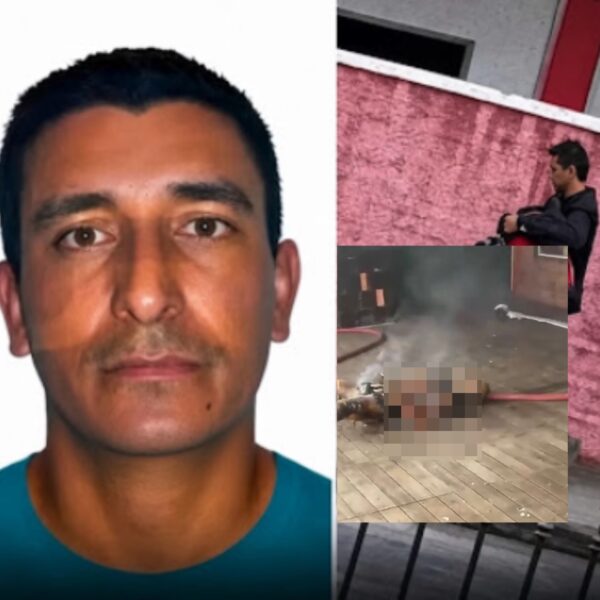 Homem invade restaurante por causa da ex, ateia fogo no local e morre carbonizado; vídeo fortíssimo