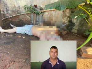 Imagem fortíssima mostra rondonopolitano envolvido em ‘rolos’ de gado morto a tiros na zona rural