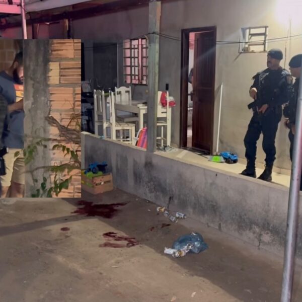 Família tem casa invadida, morador reage e mata a tiros o invasor em MT; vídeo