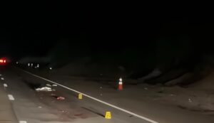 Vídeo forte mostra cena devastadora após ciclista ter corpo dilacerado por vários veículos em Rondonópolis