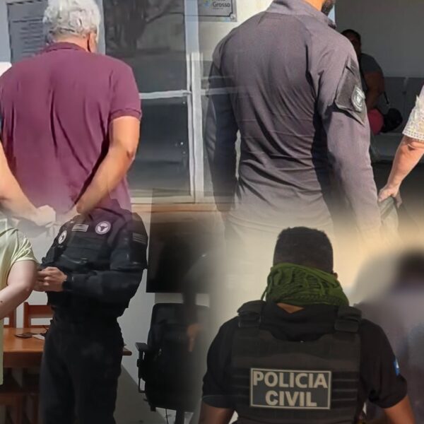 Vídeo mostra prisões de suspeitos de golpe milionário na venda de fazenda em Rondonópolis e região