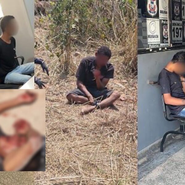 Homem escapa de execução por facção e PM o resgata com fio no pescoço; vítima vai parar no Hospital Regional; vídeo forte