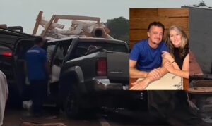 Empresários morrem em colisão fortíssima entre Amarok e caminhão na BR-163 em MT; vídeo