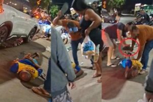 Tarado leva surra e é amarrado por populares após ejacular em loja em MT; vídeo