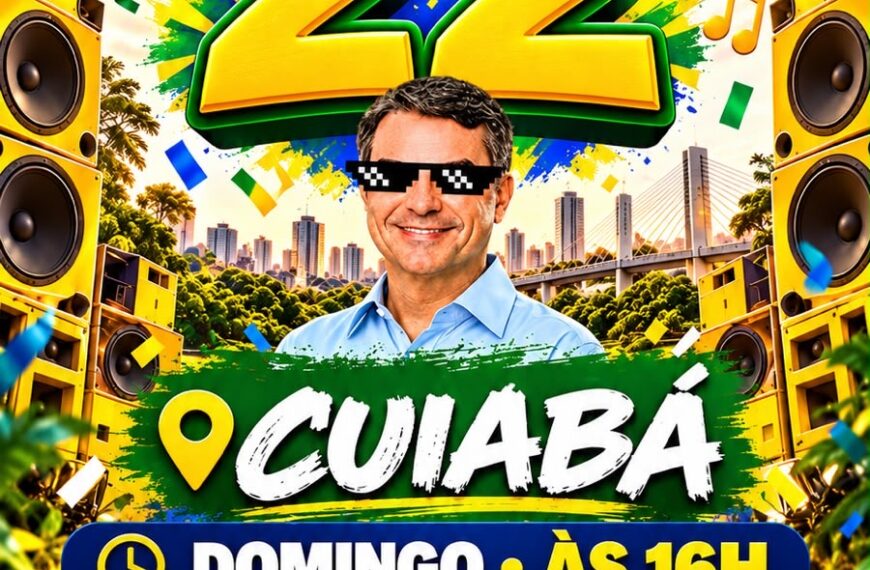 Cuiabá recebe o “Bloquinho do 22” e adesivaço neste domingo (18)