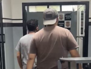 Vídeo mostra homem condenado por estupro de vulnerável sendo preso em Rondonópolis; assista