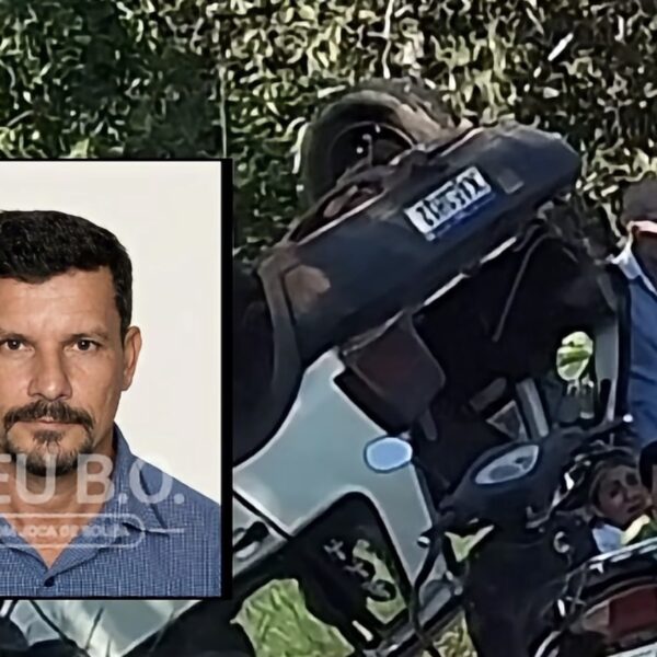 Motorista morre no Hospital Regional após capotar veículo brutalmente em região de assentamento; vídeo
