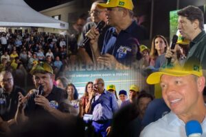 Lideranças políticas e dezenas de prefeitos inauguram Casa 22 em apoio a Flávio Bolsonaro; vídeo