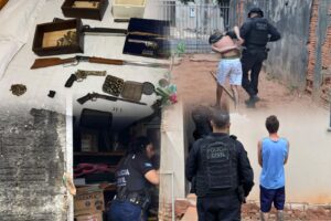Célula do CV que fazia treinos armados para atacar rivais é alvo de operação em Rondonópolis; vídeo