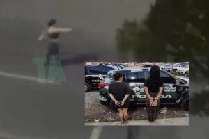 Programa termina em sangue: mulheres são presas após PM ser baleado com a própria arma em MT; vídeo