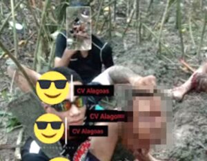 Vídeo mostra membros do CV mutiland0 corpo de vítima