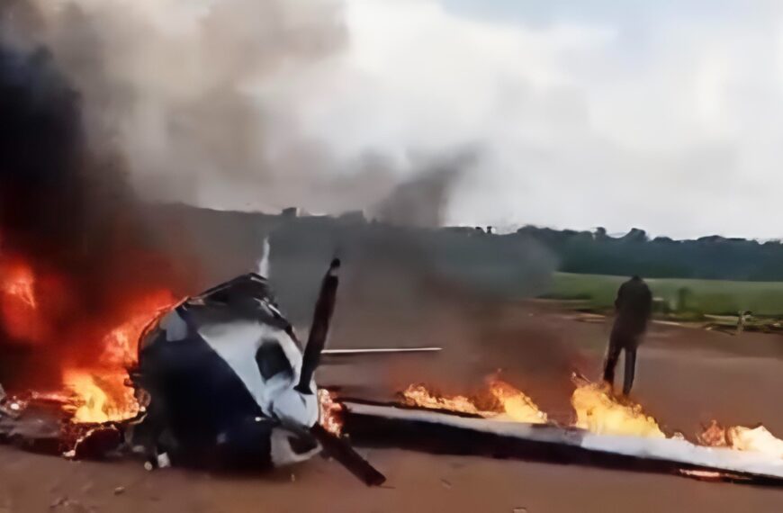 Bandidos incendeiam avião e fogem após tentativa de interceptação da FAB em MT; vídeo